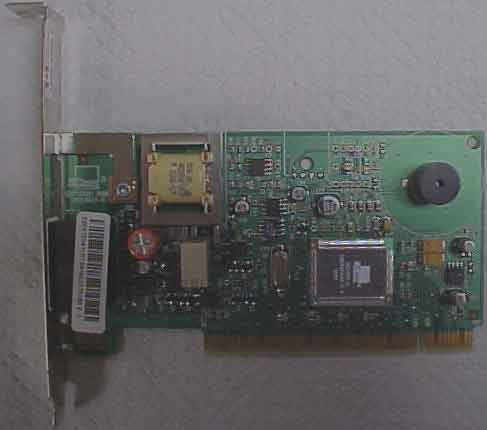 USR 0637 modem with AD1806 chipset